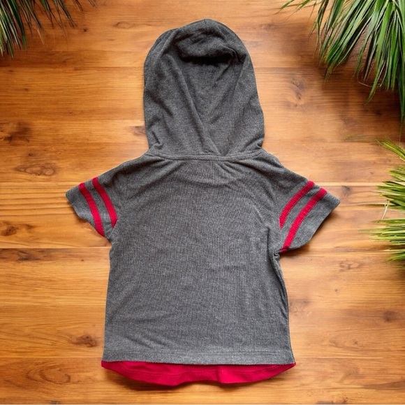 COLOSSEUM Alabama Crimson Tide LOVE Hooded T-Shirt - 3T - Toddler Girls - Picture 2 of 7